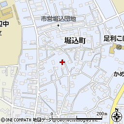 栃木県足利市堀込町3049-16周辺の地図
