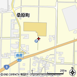 石川県加賀市桑原町ホ周辺の地図