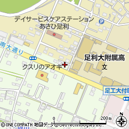 栃木県足利市福居町2188-3周辺の地図