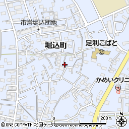 栃木県足利市堀込町2999-2周辺の地図