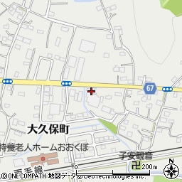 栃木県足利市大久保町962周辺の地図
