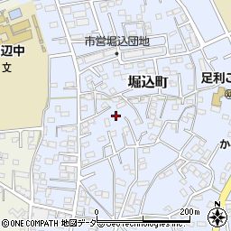 栃木県足利市堀込町3049-14周辺の地図