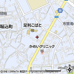 栃木県足利市堀込町2783-1周辺の地図