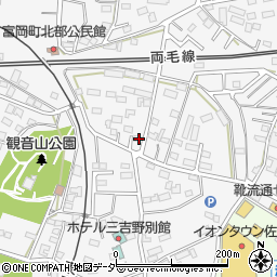 栃木県佐野市富岡町291周辺の地図
