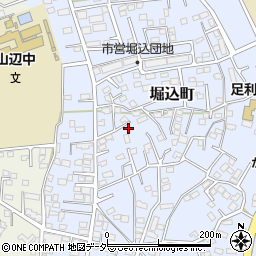 栃木県足利市堀込町3052-6周辺の地図