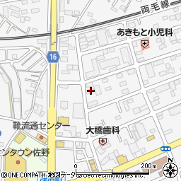 栃木県佐野市富岡町1467周辺の地図