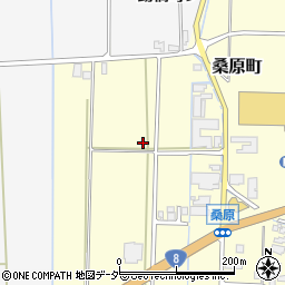 石川県加賀市桑原町ヘ周辺の地図
