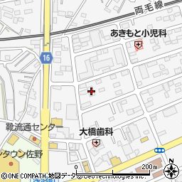栃木県佐野市富岡町1465周辺の地図