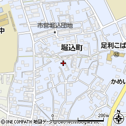 栃木県足利市堀込町2994-2周辺の地図