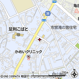 栃木県足利市堀込町2778-1周辺の地図