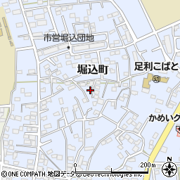 栃木県足利市堀込町2991-6周辺の地図