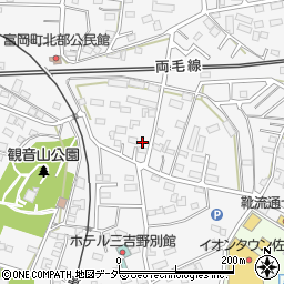 栃木県佐野市富岡町291-2周辺の地図