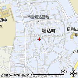 栃木県足利市堀込町2954周辺の地図