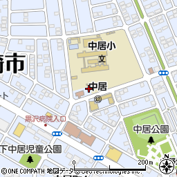 高崎市中居市民サービスセンター周辺の地図