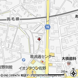 栃木県佐野市富岡町273周辺の地図