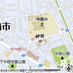 高崎市中居市民サービスセンター周辺の地図