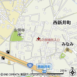 栃木県足利市西新井町3369周辺の地図