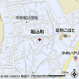 栃木県足利市堀込町2991-13周辺の地図