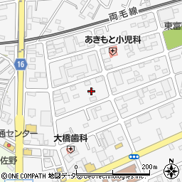 栃木県佐野市富岡町1462周辺の地図