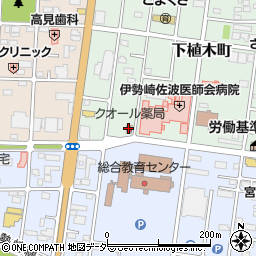 クオール薬局伊勢崎店周辺の地図