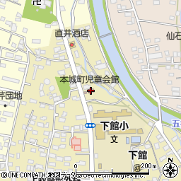 本城町児童会館周辺の地図