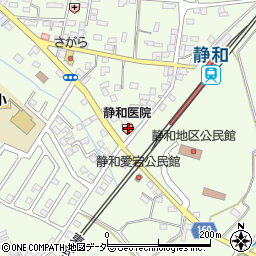 静和医院周辺の地図