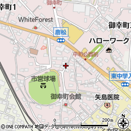 長野県小諸市御幸町周辺の地図