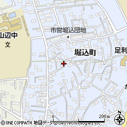 栃木県足利市堀込町3052-21周辺の地図