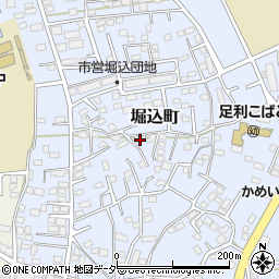 栃木県足利市堀込町2991-4周辺の地図