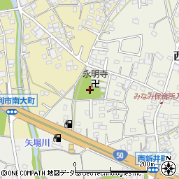 栃木県足利市西新井町3393周辺の地図