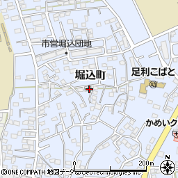 栃木県足利市堀込町2991-3周辺の地図