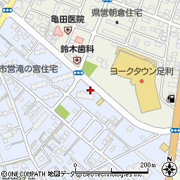 栃木県足利市堀込町2608-1周辺の地図