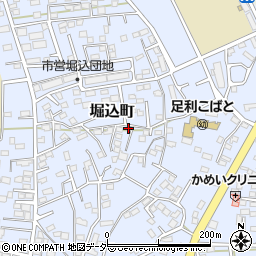 栃木県足利市堀込町2990-2周辺の地図