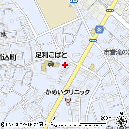 栃木県足利市堀込町2783-5周辺の地図
