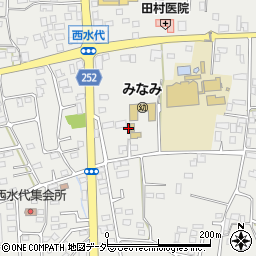 栃木県栃木市大平町西水代1743周辺の地図