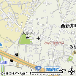 栃木県足利市西新井町3385周辺の地図