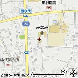 栃木県栃木市大平町西水代1742周辺の地図