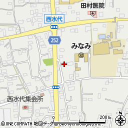 栃木県栃木市大平町西水代1747周辺の地図