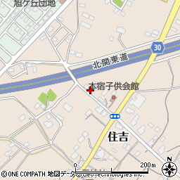 茨城県笠間市住吉997周辺の地図