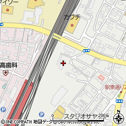 ＪＲ東日本小山通信機器室周辺の地図
