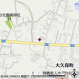 栃木県足利市大久保町1292周辺の地図