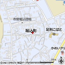 栃木県足利市堀込町2956-2周辺の地図