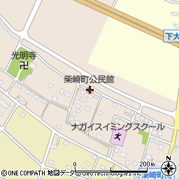 柴崎町公民館周辺の地図