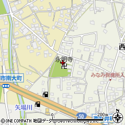 栃木県足利市西新井町3396周辺の地図