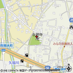 栃木県足利市西新井町3396周辺の地図