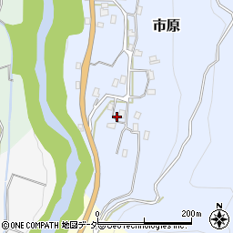 石川県白山市市原ロ周辺の地図