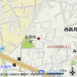 栃木県足利市西新井町3388-1周辺の地図
