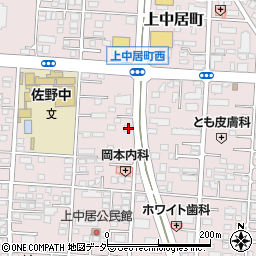 中華居酒屋らいち高崎店周辺の地図