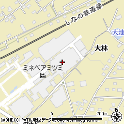 ミネベアミツミ株式会社　軽井沢工場周辺の地図