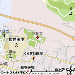 不動寺周辺の地図
